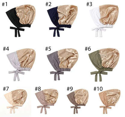 Modal Satin Hijab Cap