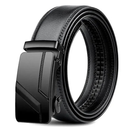 Luxury PU Leather Men's Belt