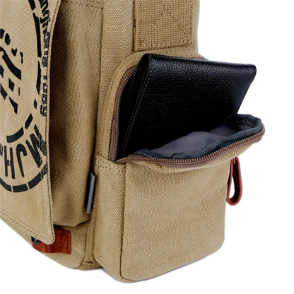 Weixier Canvas Travel Satchel