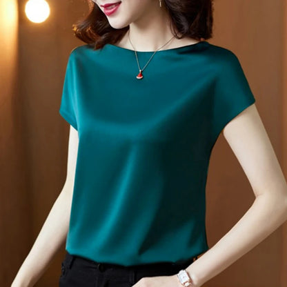 ZANZEA Elegant Satin Blouse