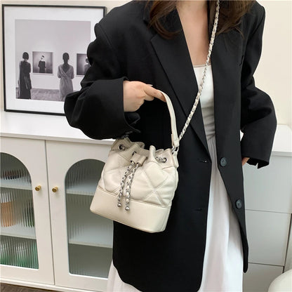 Car Sewing Bucket Shoulder Bag