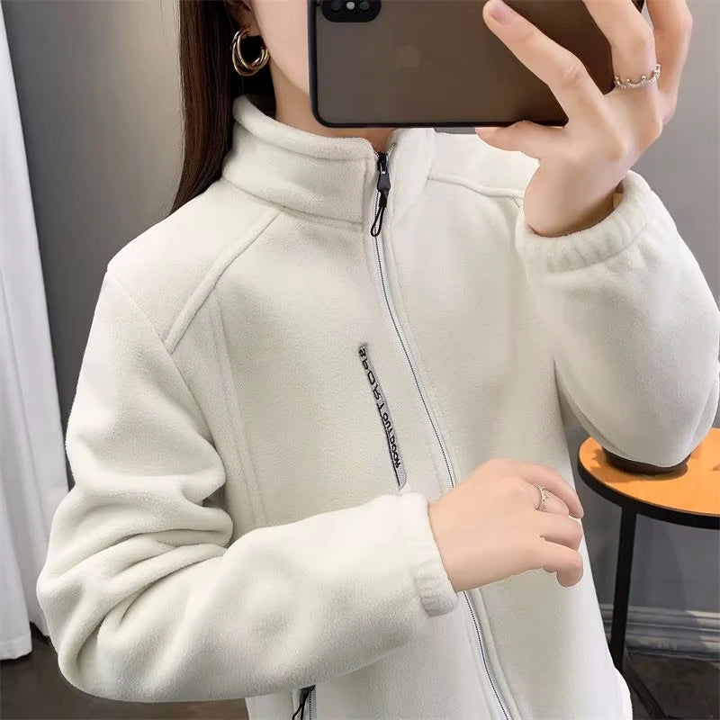 Plus Size Fleece Winter Coat