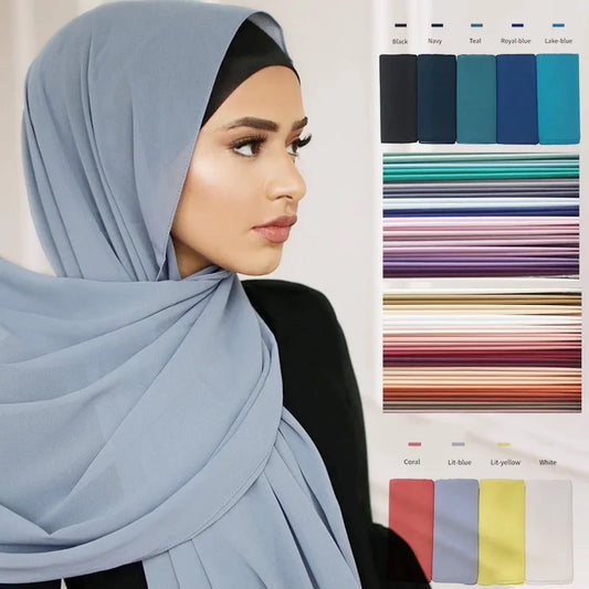 Ramadan Chiffon Muslim Hijab