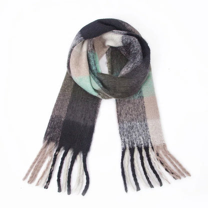 Warm Cashmere Rainbow Scarf