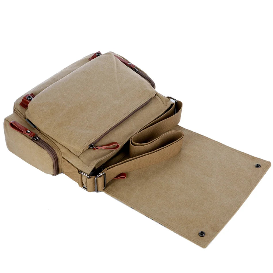 Weixier Canvas Travel Satchel