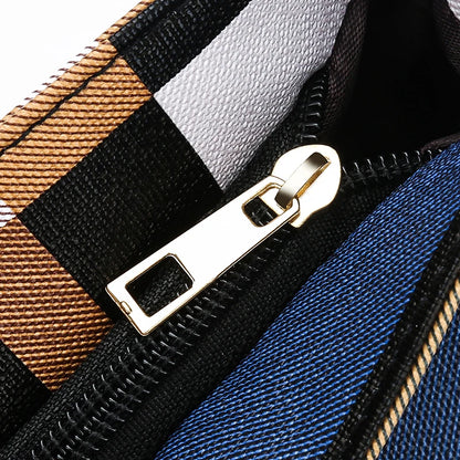 Plaid Large Capacity Shoulder Bag
