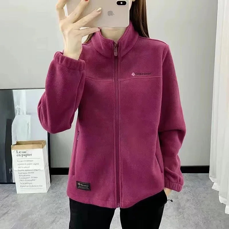 Plus Size Fleece Winter Coat