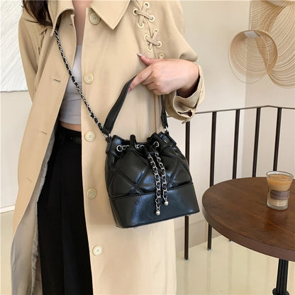 Car Sewing Bucket Shoulder Bag