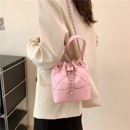 Car Sewing Bucket Shoulder Bag