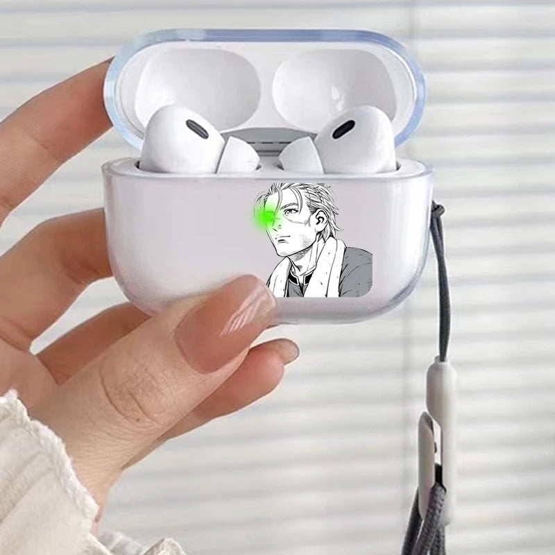 Vinland Saga Anime Transparent TPU Case for AirPods