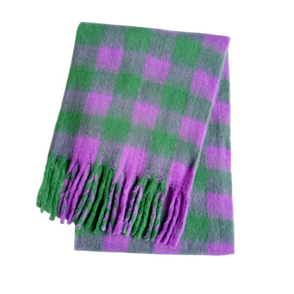 Warm Cashmere Rainbow Scarf