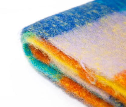 Warm Cashmere Rainbow Scarf