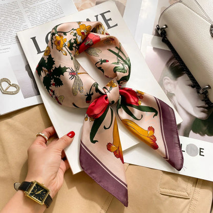 Luxury Silk Print Scarf
