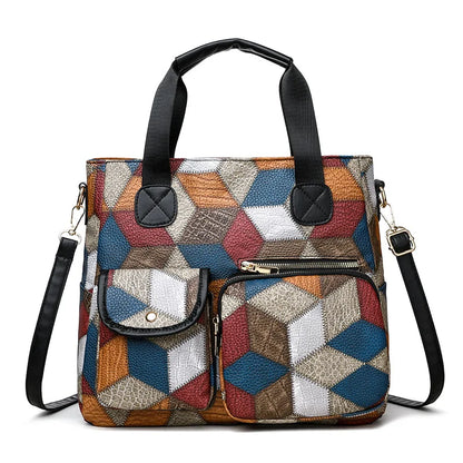 Vintage Leather Shoulder Handbag