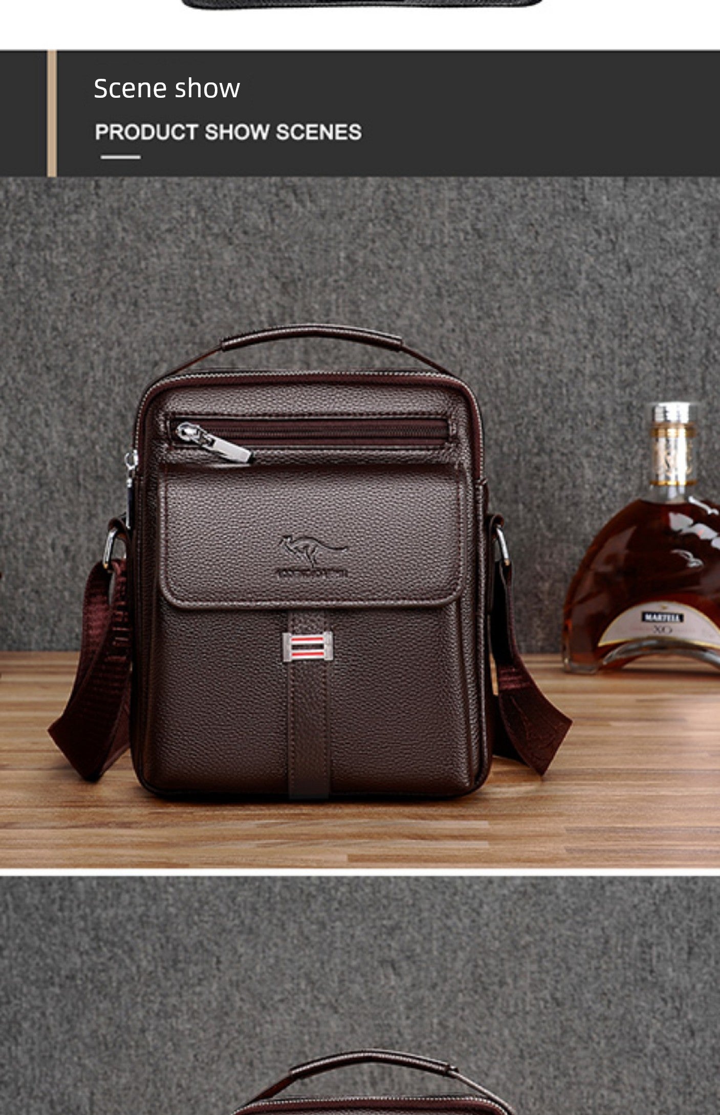 Legacy Leather Crossbody Briefcase