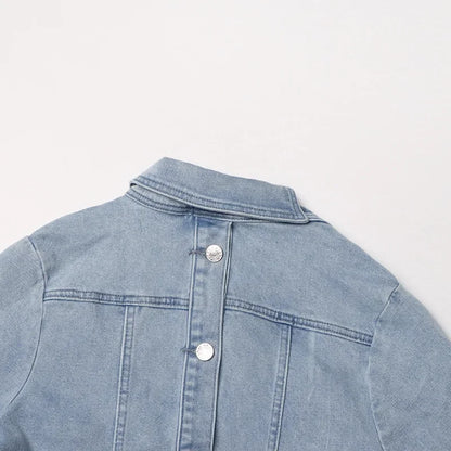 Chic Plus-Size Denim Jacket