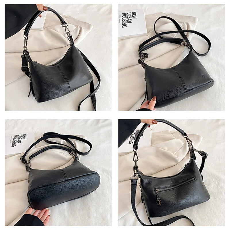 Tassel Luxe Leather Satchel