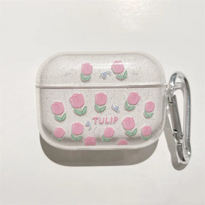 Colorful Heart Glitter Case for AirPods