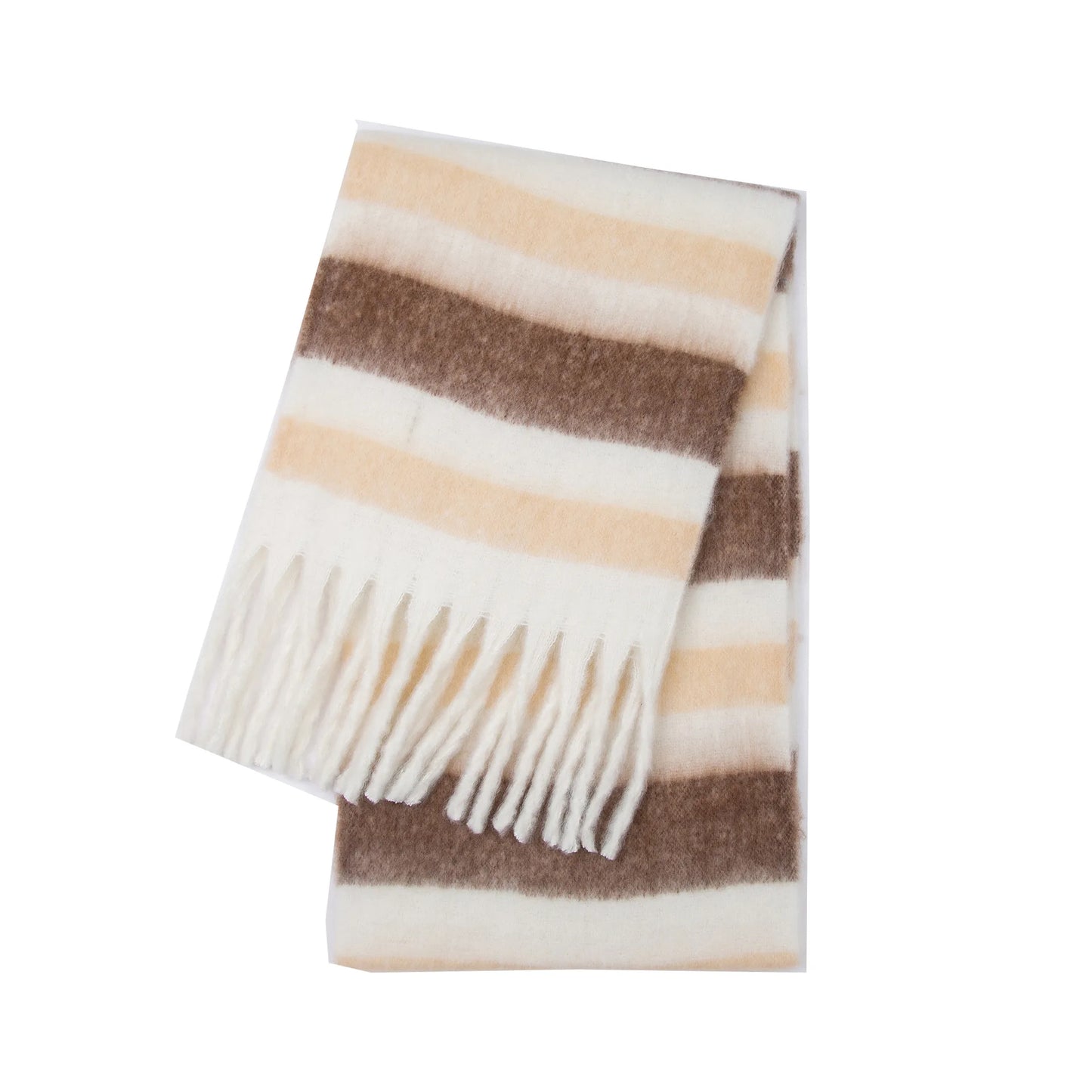 Warm Cashmere Rainbow Scarf