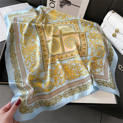Luxury Silk Print Scarf
