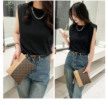 Women's Retro Print Clutch Wallet