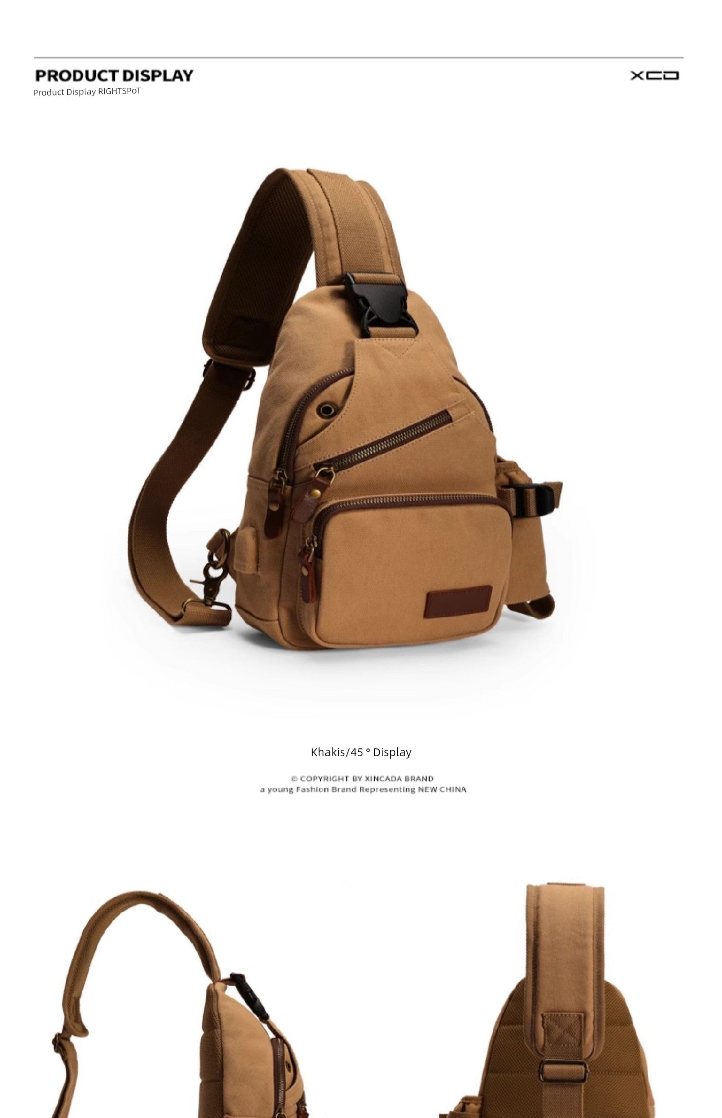 Canvas Urban Sling Bag