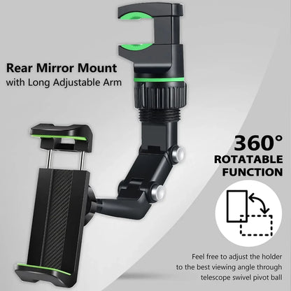Rearview 360° Mirror Phone Mount