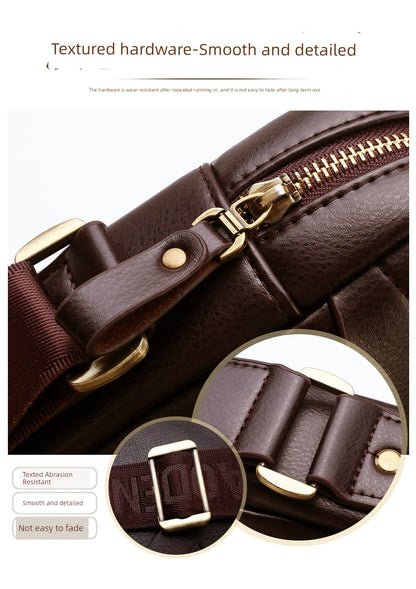 UrbanEdge Leather Sling Pack