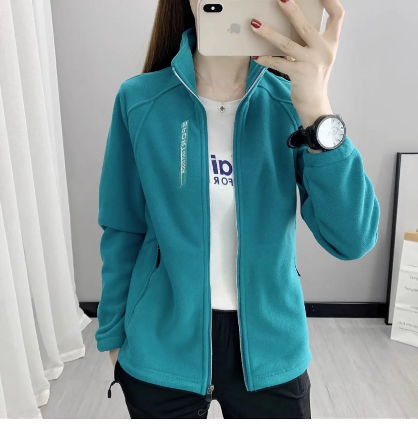 Plus Size Fleece Winter Coat