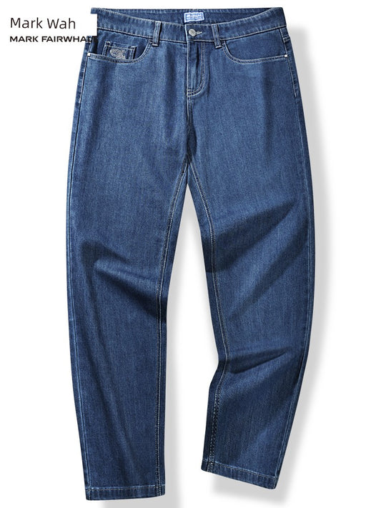 Youth Embroidered Denim Trousers