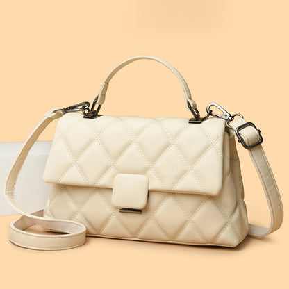 Trendy Women's Soft Leather Shoulder Bag