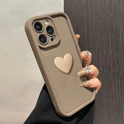 3D Love Heart iPhone Case