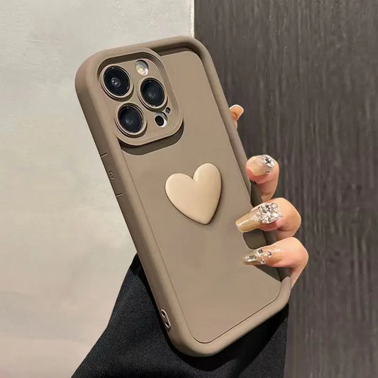 3D Love Heart iPhone Case