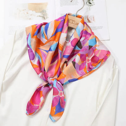 Luxury Silk Print Scarf