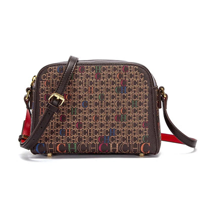 Classic Print PVC Shoulder Bag