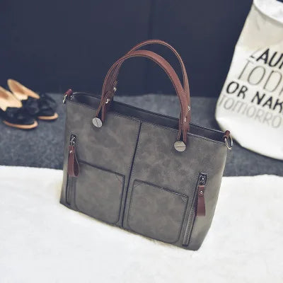LuxeForm Leather Tote