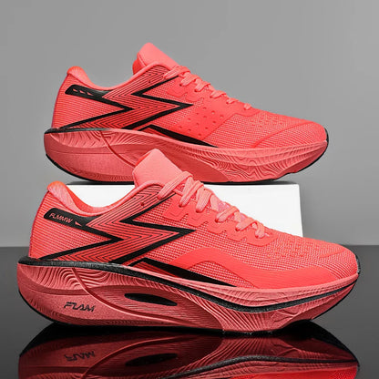 Rozoball Carbon Plate Marathon Running Shoes – Lightweight Air Cushion Sneakers