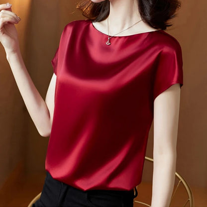 ZANZEA Elegant Satin Blouse