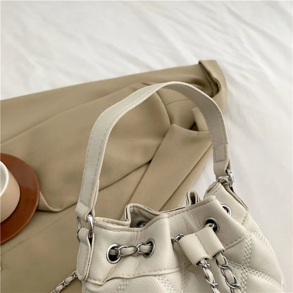 Car Sewing Bucket Shoulder Bag