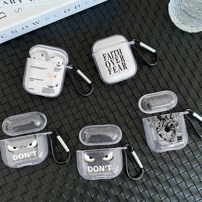 Stylish Alphabet Silicone Case for AirPods.