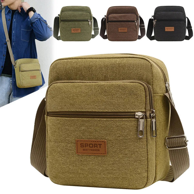 Clyine Canvas Business Crossbody